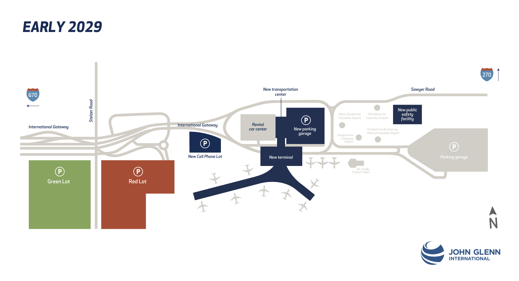 CMH terminal map 